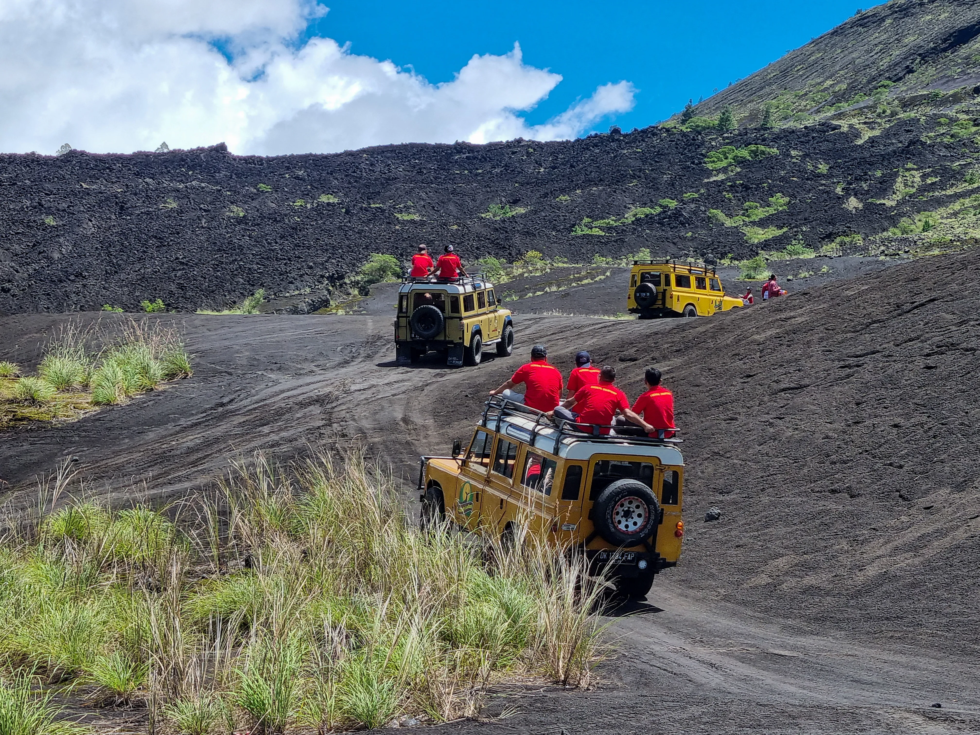 Jeep In Mount Batur